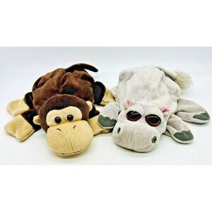 Dream USA Monkey Hippo Puppet‎ Glove Style Plush Stuffed Toy